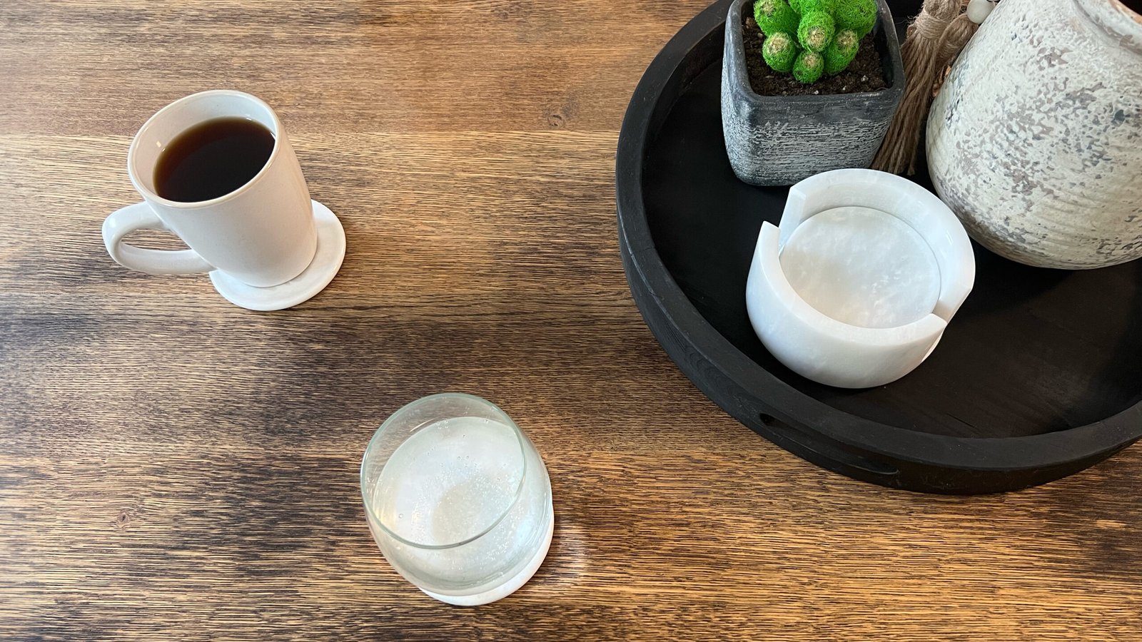 Review: Upgrade Your Table Decor with the RADICALn Homemade Marble Coaster Set