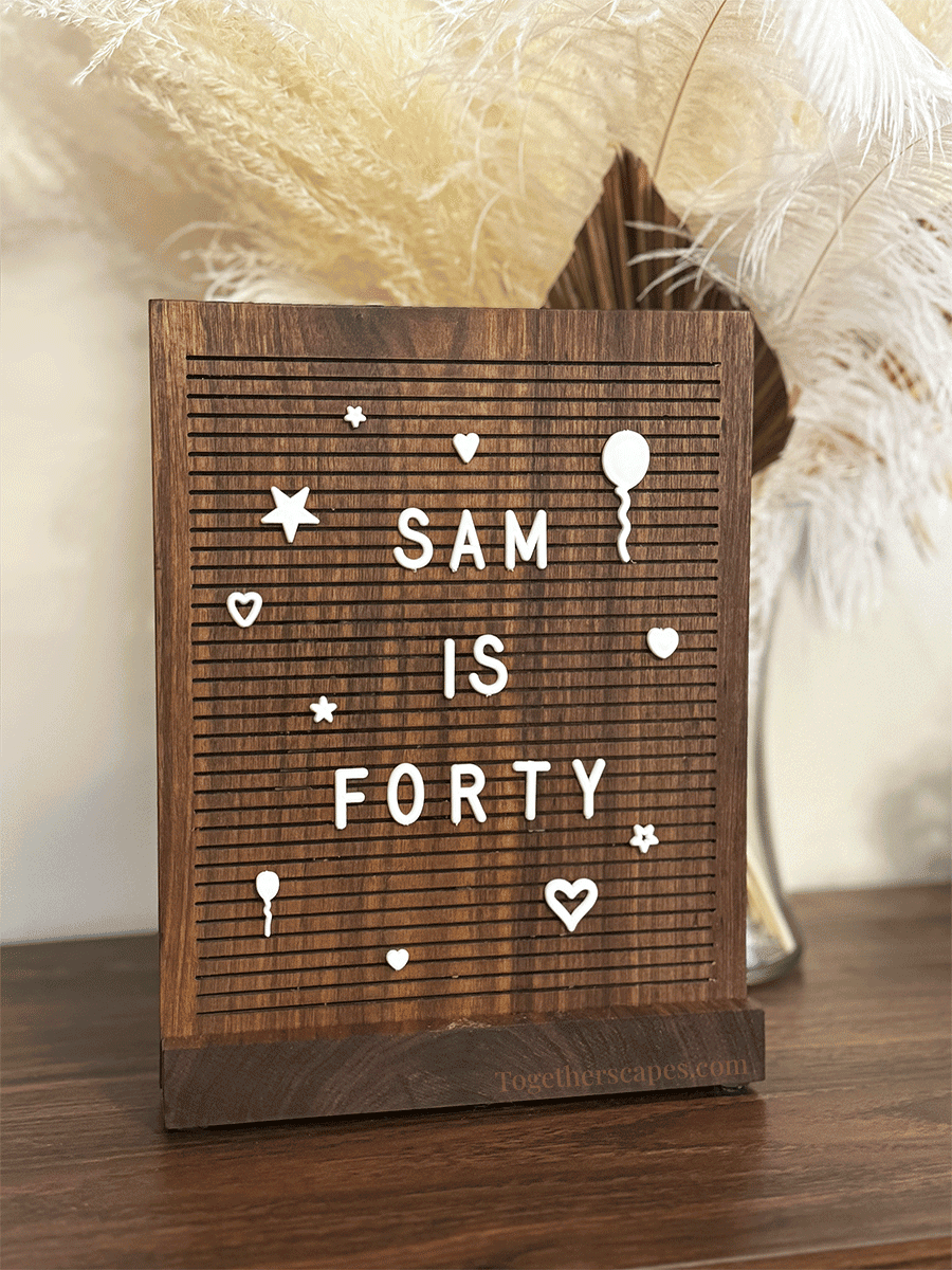 Why You Should Add a Letter Board to Your Entry Table Decor